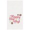 "Happy Pawlidays" Dog Themed Cotton Waffle Weave Christmas Kitchen Dish Towel Decor Decoration